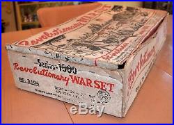 Vintage 1950s Marx Revolutionary War Playset in the Original Box