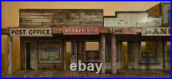 Vintage 1950s Marx Roy Rodgers Tin Town Western Playset AND Bar-M-Ranch Cabin