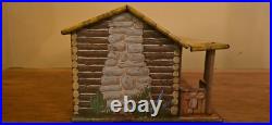 Vintage 1950s Marx Roy Rodgers Tin Town Western Playset AND Bar-M-Ranch Cabin