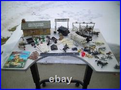 Vintage 1950s Marx Roy Rogers Double R Bar Ranch Playset Used Condition