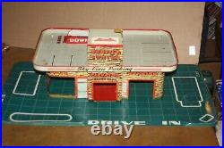 Vintage 1950s Marx Tin Litho Service Center SKY VIEW PARKING withAccessories