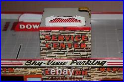 Vintage 1950s Marx Tin Litho Service Center SKY VIEW PARKING withAccessories