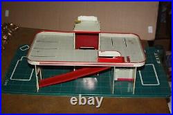 Vintage 1950s Marx Tin Litho Service Center SKY VIEW PARKING withAccessories