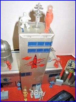 Vintage 1952 Marx Tom Corbett Space Academy Play Set In Box Not Complete Toy