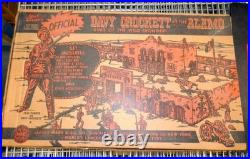 Vintage 1955 Marx Official Davy Crockett At The Alamo Playset No. 3544