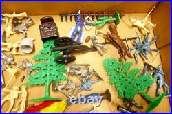 Vintage 1955 Marx Official Davy Crockett At The Alamo Playset No. 3544