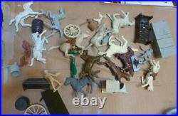 Vintage 1955 Marx Official Davy Crockett At The Alamo Playset No. 3544