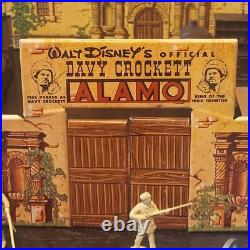 Vintage 1955 Marx Official Davy Crockett At The Alamo Playset No. 3544 RARE FIND