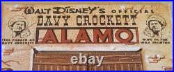 Vintage 1955 Marx Official Davy Crockett At The Alamo Playset No. 3544 RARE FIND