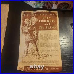 Vintage 1955 Marx Official Davy Crockett At The Alamo Playset No. 3544 RARE FIND