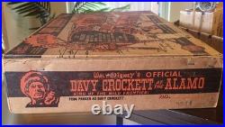 Vintage 1955 Marx Official Davy Crockett At The Alamo Playset No. 3544 RARE FIND