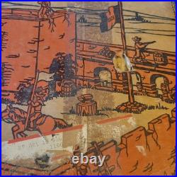 Vintage 1955 Marx Official Davy Crockett At The Alamo Playset No. 3544 RARE FIND