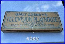 Vintage 1955 Marx Walt Disney Television Playhouse Brand New Unused In Box