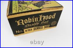 Vintage 1956 Complete Marx Robin Hood Castle Set 4723 Series 500 WithOriginal Box