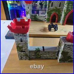 Vintage 1956 Louis Marx Medieval Castle Fort Playset Lot