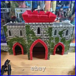 Vintage 1956 Louis Marx Medieval Castle Fort Playset Lot