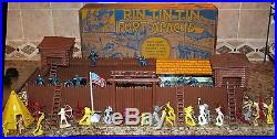 Vintage 1956 Marx 3627 Rin Tin Tin Fort Apache Playset with Box & Extras Complete