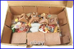 Vintage 1956 Marx Rin Tin Tin Fort Apache Series 1000 Western Play Set & Box