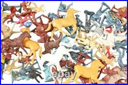 Vintage 1956 Marx Rin Tin Tin Fort Apache Series 1000 Western Play Set & Box