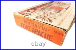 Vintage 1956 Marx Rin Tin Tin Fort Apache Series 1000 Western Play Set & Box
