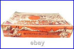 Vintage 1956 Marx Rin Tin Tin Fort Apache Series 1000 Western Play Set & Box
