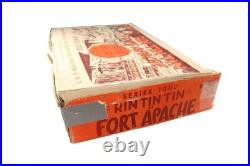 Vintage 1956 Marx Rin Tin Tin Fort Apache Series 1000 Western Play Set & Box