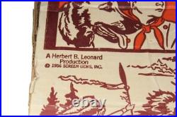 Vintage 1956 Marx Rin Tin Tin Fort Apache Series 1000 Western Play Set & Box