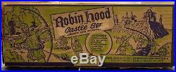 Vintage 1956 Marx Robin Hood Rare Hard To Find Canadian #4724 /us #4718 Playset