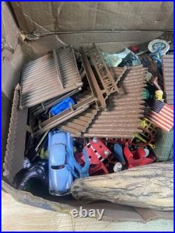 Vintage 1956 Marx Toys Rin Tin Tin Fort Apache Playset with Box