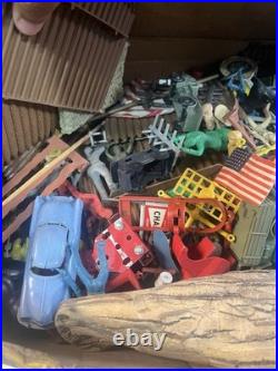 Vintage 1956 Marx Toys Rin Tin Tin Fort Apache Playset with Box