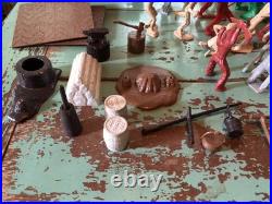 Vintage 1956 Marx Toys Rin Tin Tin Fort Apache Playset with Box. WOW