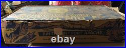 Vintage 1956 Marx Toys Rin Tin Tin Fort Apache Playset with Box. WOW