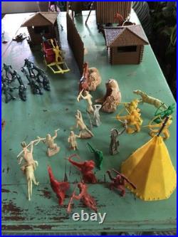 Vintage 1956 Marx Toys Rin Tin Tin Fort Apache Playset with Box. WOW