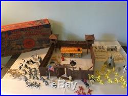 Vintage 1956 RIN TIN TIN, FORT APACHE, MARX Play Set, Series 500, #3657, WithBox