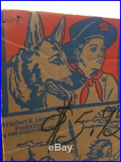 Vintage 1956 RIN TIN TIN, FORT APACHE, MARX Play Set, Series 500, #3657, WithBox