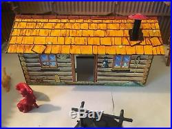 Vintage 1956 RIN TIN TIN, FORT APACHE, MARX Play Set, Series 500, #3657, WithBox