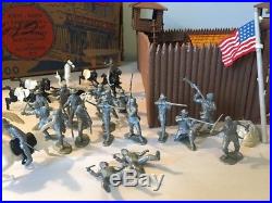 Vintage 1956 RIN TIN TIN, FORT APACHE, MARX Play Set, Series 500, #3657, WithBox