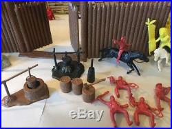 Vintage 1956 RIN TIN TIN, FORT APACHE, MARX Play Set, Series 500, #3657, WithBox