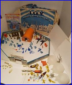 Vintage 1958 Marx I. G. Y. Arctic Satellite Base Playset 1958-59 Htf Rare