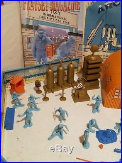 Vintage 1958 Marx I. G. Y. Arctic Satellite Base Playset 1958-59 Htf Rare