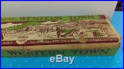 Vintage 1958 Marx Roy Rogers Western Town Play Set #4216 Boxed Nice 1 Owner