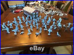 Vintage 1959 Marx Battle Of The Blue And Gray Play Set. Pre-Owned