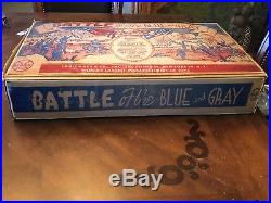 Vintage 1959 Marx Battle Of The Blue And Gray Play Set. Pre-Owned