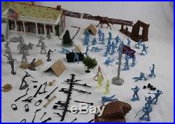 Vintage 1959 Marx Sears Battle Of The Blue And Gray Play Set #4658