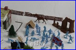 Vintage 1959 Marx Sears Battle Of The Blue And Gray Play Set #4658