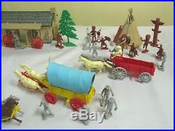 Vintage 1960 Marx Johnny Ringo Playset Frontier Mining Town TV Western Toy Rare