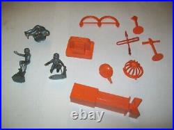 Vintage 1960' S Marx Space Set Parts Lot (luanhers, Missiles, Accs.)