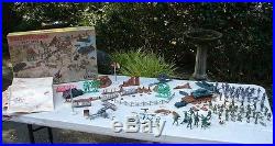 Vintage 1960's MARX Battleground Army Playset