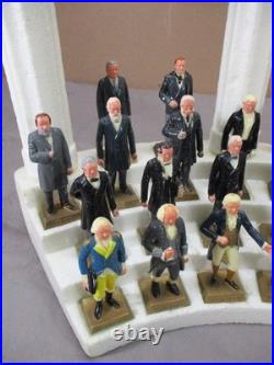 Vintage 1960's MARX Presidents Figures with Display Stand Complete Set of 35