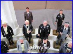 Vintage 1960's MARX Presidents Figures with Display Stand Complete Set of 35